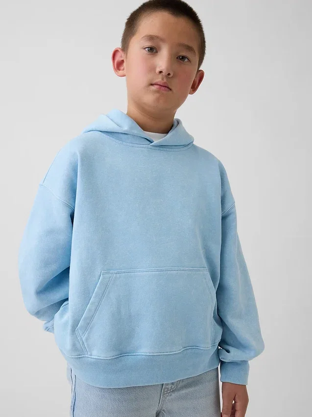 Kinder-Hoodie „Vintagesoft“ in lockerer Passform