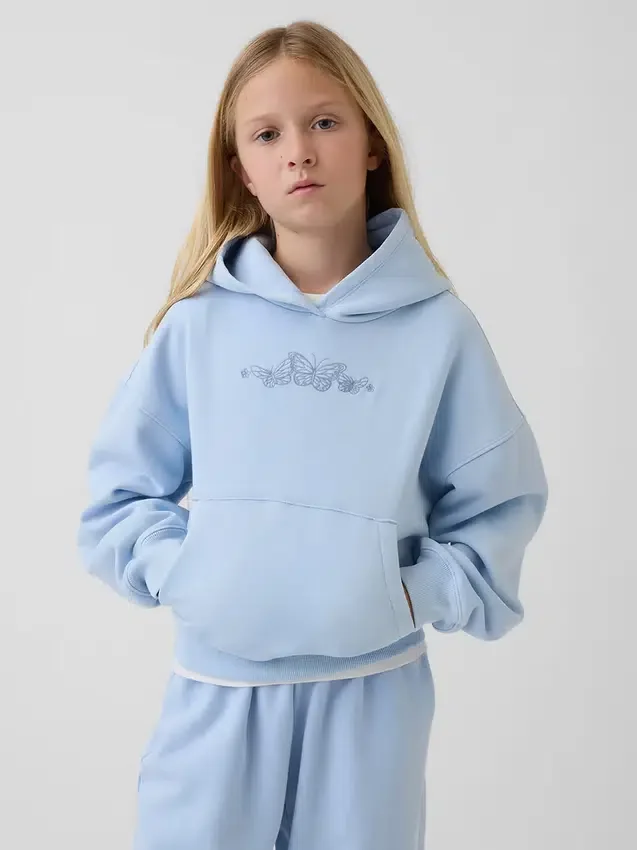 Kinder-Hoodie „Vintagesoft“ in lockerer Passform