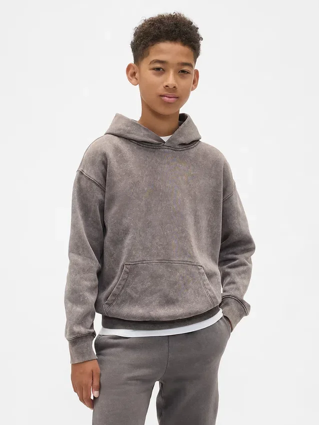 Kinder-Hoodie „Vintagesoft“ in lockerer Passform