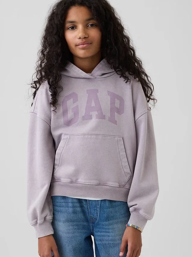Kinder-Hoodie „Vintagesoft“ in lockerer Passform