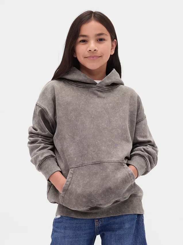 Kinder-Hoodie „Vintagesoft“ in lockerer Passform