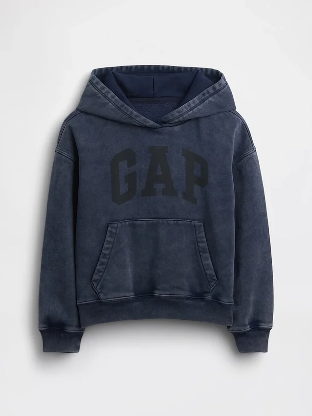 Kinder-Hoodie „Vintagesoft“ in lockerer Passform