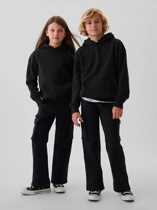 Kinder-Hoodie „Vintagesoft“ in lockerer Passform