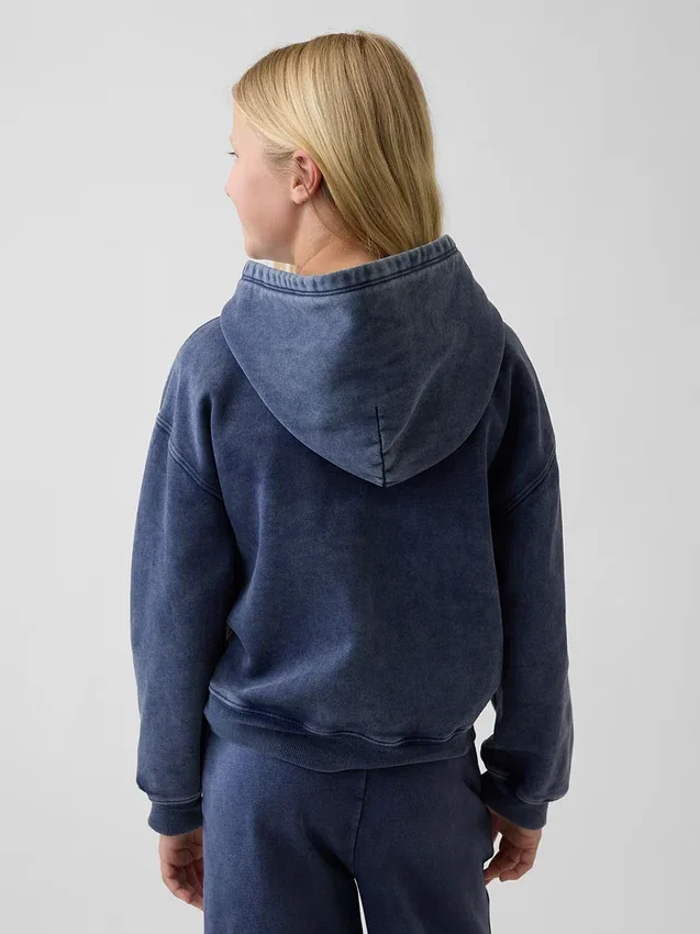Kinder-Hoodie „Vintagesoft“ in lockerer Passform