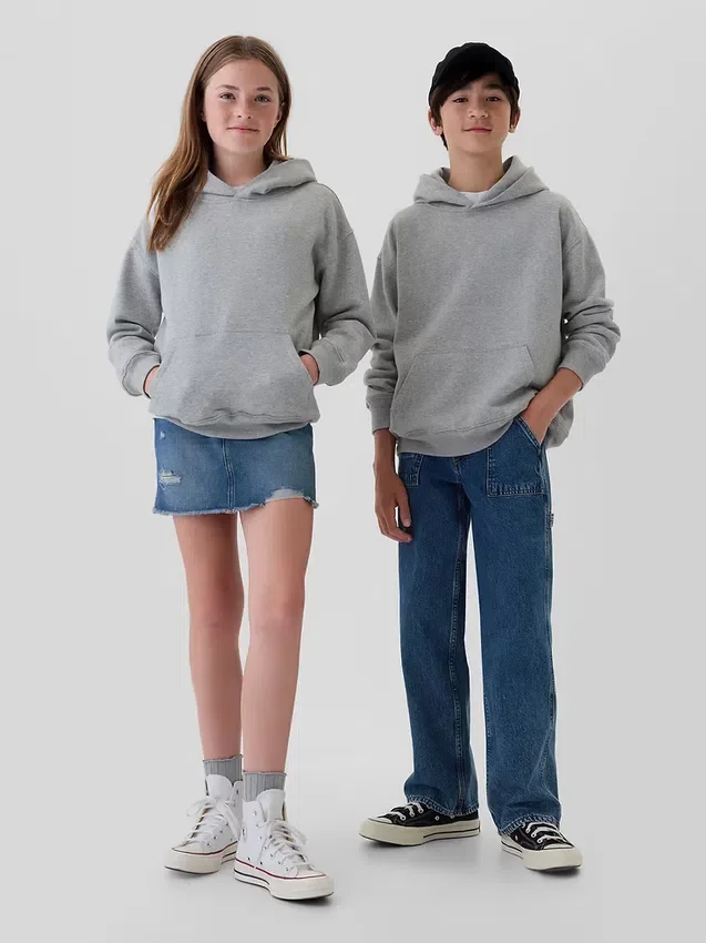 Kinder-Hoodie „Vintagesoft“ in lockerer Passform