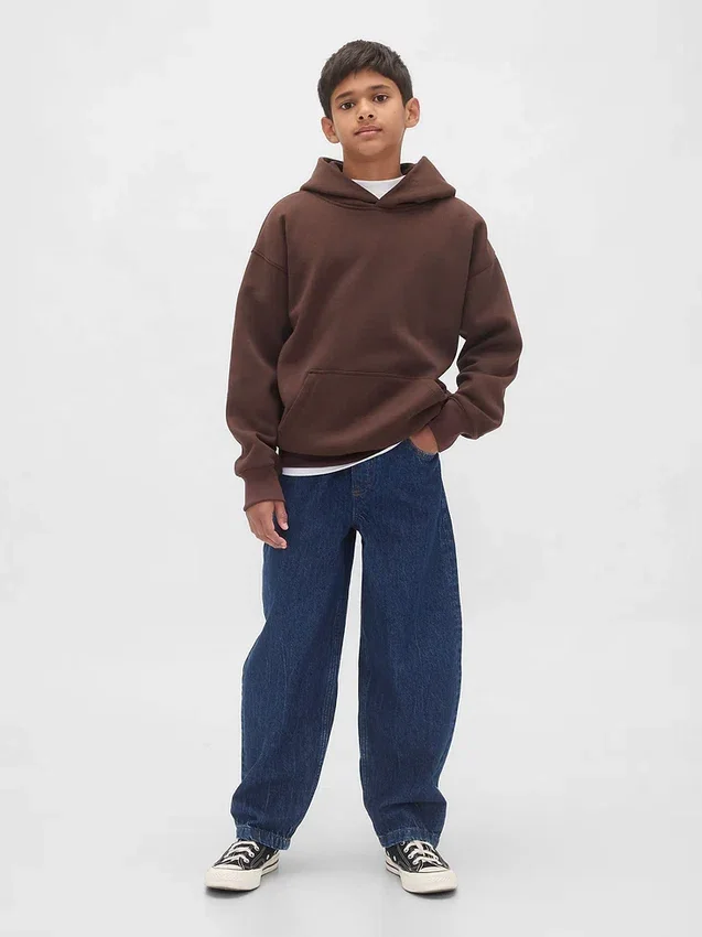 Kinder-Hoodie „Vintagesoft“ in lockerer Passform