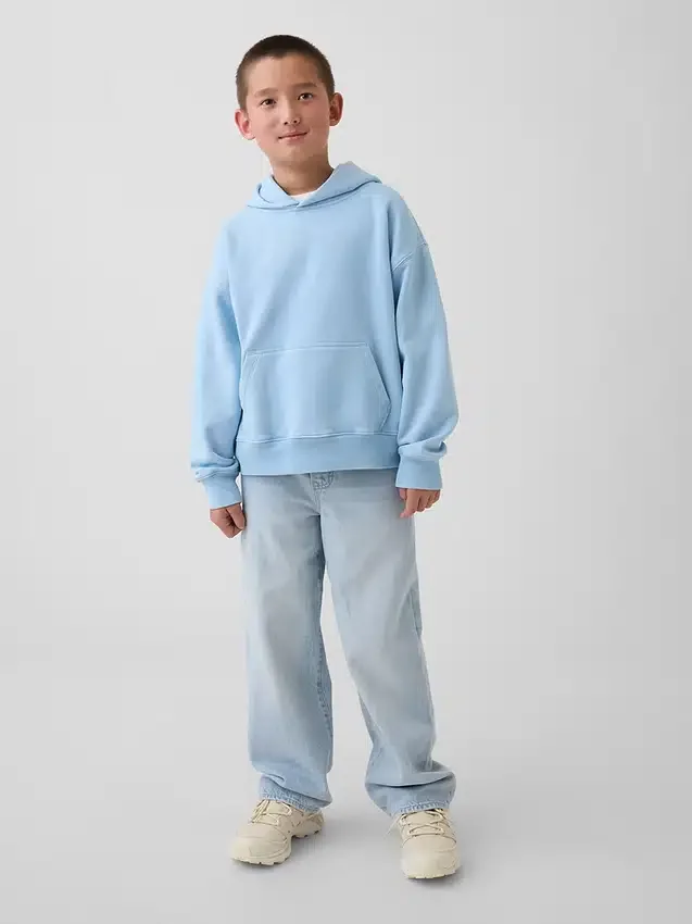 Kinder-Hoodie „Vintagesoft“ in lockerer Passform