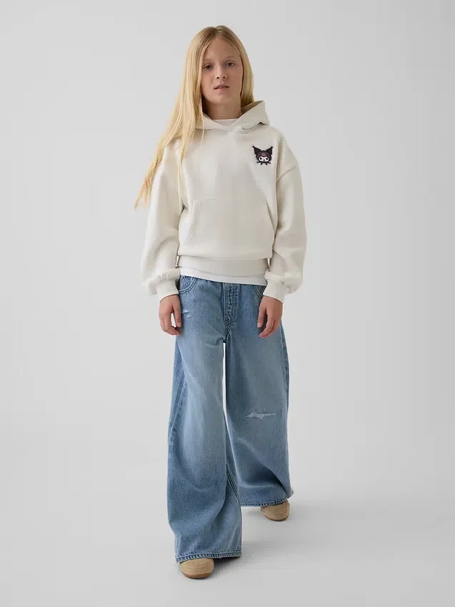 Kinder-Hoodie „Vintagesoft“ in lockerer Passform