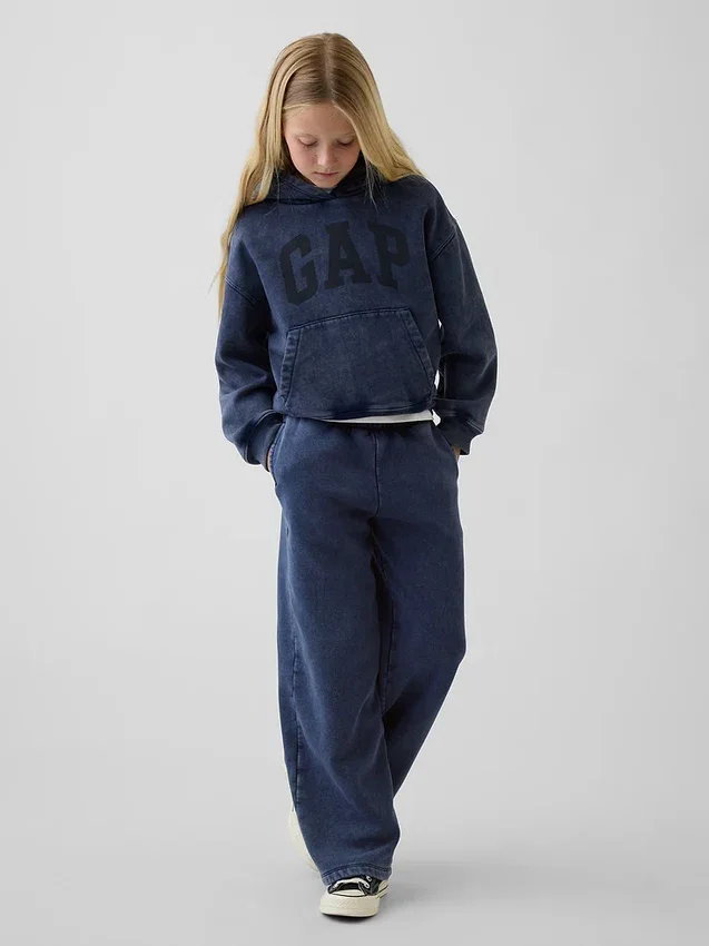 Kinder-Hoodie „Vintagesoft“ in lockerer Passform