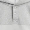 Kinder-Hoodie „Vintagesoft“ in lockerer Passform mit Henley-Kragen