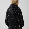 Kinder-Hoodie „Vintagesoft“ mit übergroßem Logo und Reißverschluss