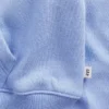 Kinder-Hoodie „Vintagesoft“ mit übergroßem Logo und Reißverschluss