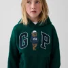 Kinder-Hoodie „Vintagesoft“ mit Brannan-Bär-Logo in lockerer Passform