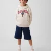 Kinder-Hoodie „Vintagesoft“ mit Brannan-Bär-Logo in lockerer Passform