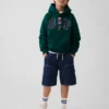 Kinder-Hoodie „Vintagesoft“ mit Brannan-Bär-Logo in lockerer Passform