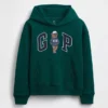 Kinder-Hoodie „Vintagesoft“ mit Brannan-Bär-Logo in lockerer Passform