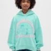 Kinder-Hoodie „Vintagesoft“ mit Grafikprint