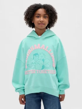 Kinder-Hoodie „Vintagesoft“ mit Grafikprint