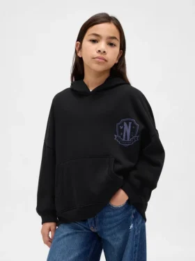 Kinder-Hoodie „Vintagesoft“ mit Grafikprint
