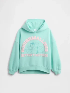 Kinder-Hoodie „Vintagesoft“ mit Grafikprint