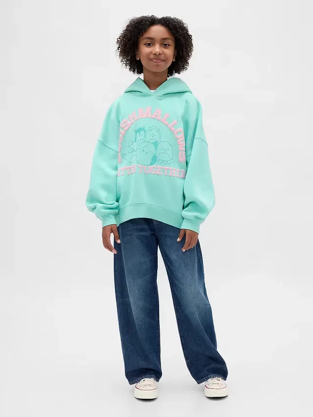 Kinder-Hoodie „Vintagesoft“ mit Grafikprint