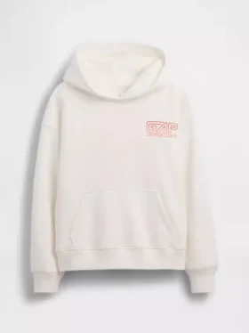 Kinder-Hoodie „Vintagesoft“ mit Grafikprint in lockerer Passform