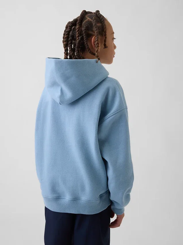 Kinder-Hoodie „Vintagesoft“ mit Grafikprint in lockerer Passform