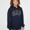 Kinder-Hoodie „Vintagesoft“ mit Logo