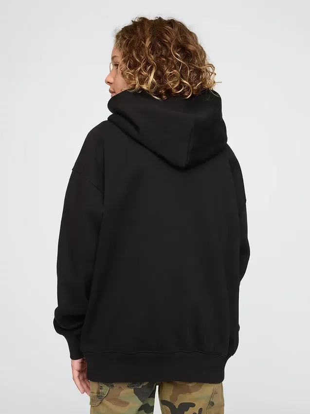 Kinder-Hoodie „Vintagesoft“ mit Logo