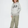 Kinder-Hoodie „Vintagesoft“ mit Logo