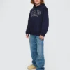 Kinder-Hoodie „Vintagesoft“ mit Logo