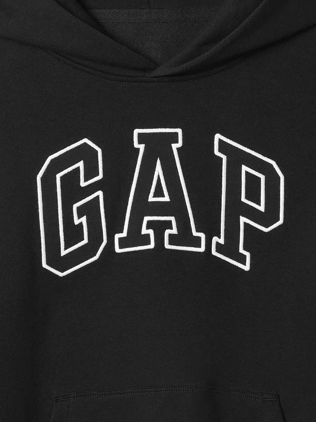 Kinder-Hoodie „Vintagesoft“ mit Logo