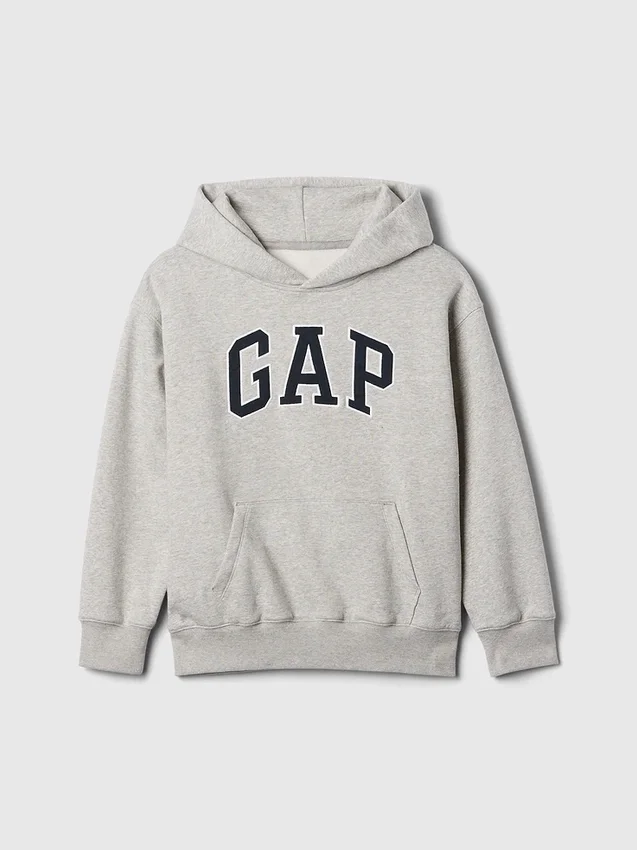 Kinder-Hoodie „Vintagesoft“ mit Logo