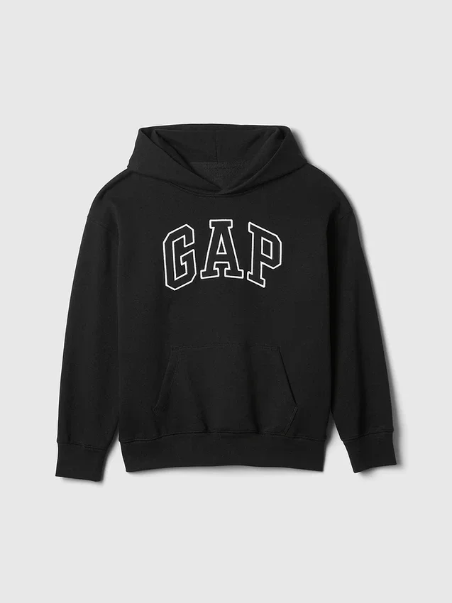 Kinder-Hoodie „Vintagesoft“ mit Logo