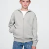 Kinder-Hoodie „Vintagesoft“ mit Reißverschluss