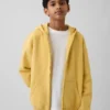 Kinder-Hoodie „Vintagesoft“ mit Reißverschluss