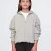 Kinder-Hoodie „Vintagesoft“ mit Reißverschluss