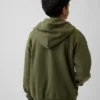 Kinder-Hoodie „Vintagesoft“ mit Reißverschluss