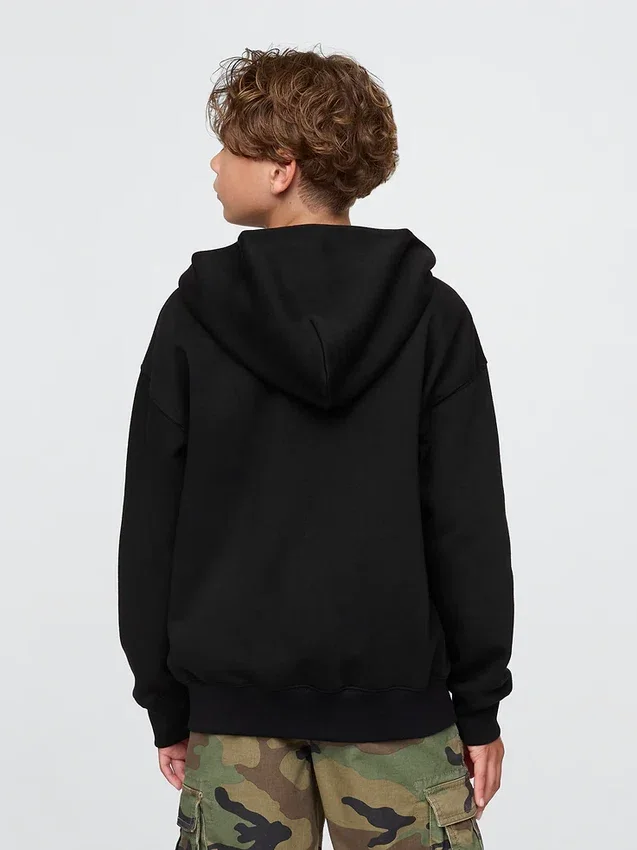 Kinder-Hoodie „Vintagesoft“ mit Reißverschluss