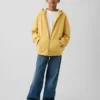 Kinder-Hoodie „Vintagesoft“ mit Reißverschluss