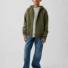 Kinder-Hoodie „Vintagesoft“ mit Reißverschluss