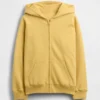 Kinder-Hoodie „Vintagesoft“ mit Reißverschluss