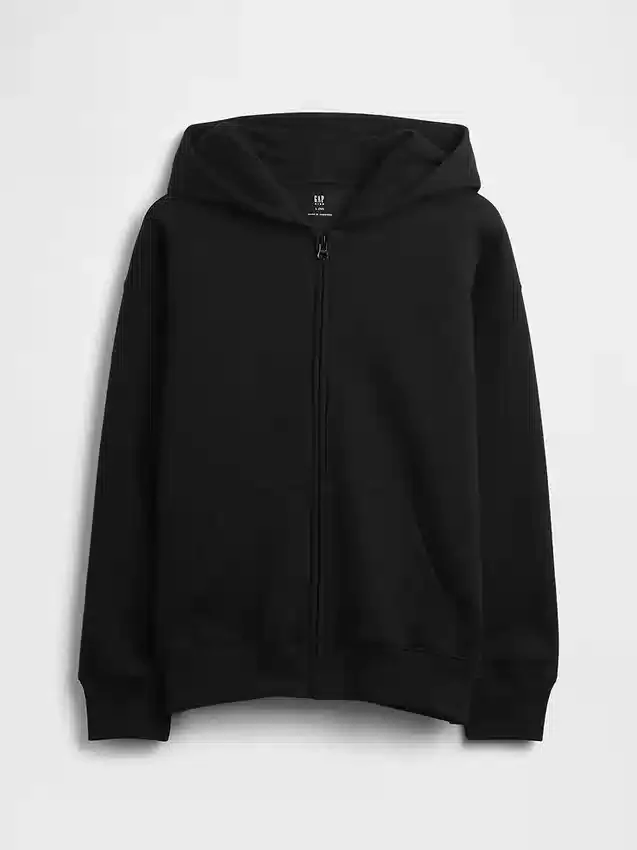 Kinder-Hoodie „Vintagesoft“ mit Reißverschluss