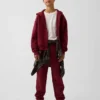 Kinder-Hoodie „Vintagesoft“ mit Reißverschluss und lockerer Passform