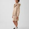 Kinder-Hoodie „Vintagesoft“ mit Reißverschluss und lockerer Passform