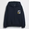 Kinder-Hoodie „Vintagesoft“ mit Reißverschluss und Oversize-Passform