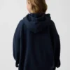 Kinder-Hoodie „Vintagesoft“ mit Reißverschluss und Oversize-Passform