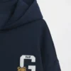 Kinder-Hoodie „Vintagesoft“ mit Reißverschluss und Oversize-Passform