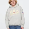 Kinder-Hoodie „Vintagesoft NYC Times Square“