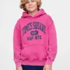Kinder-Hoodie „Vintagesoft NYC Times Square“